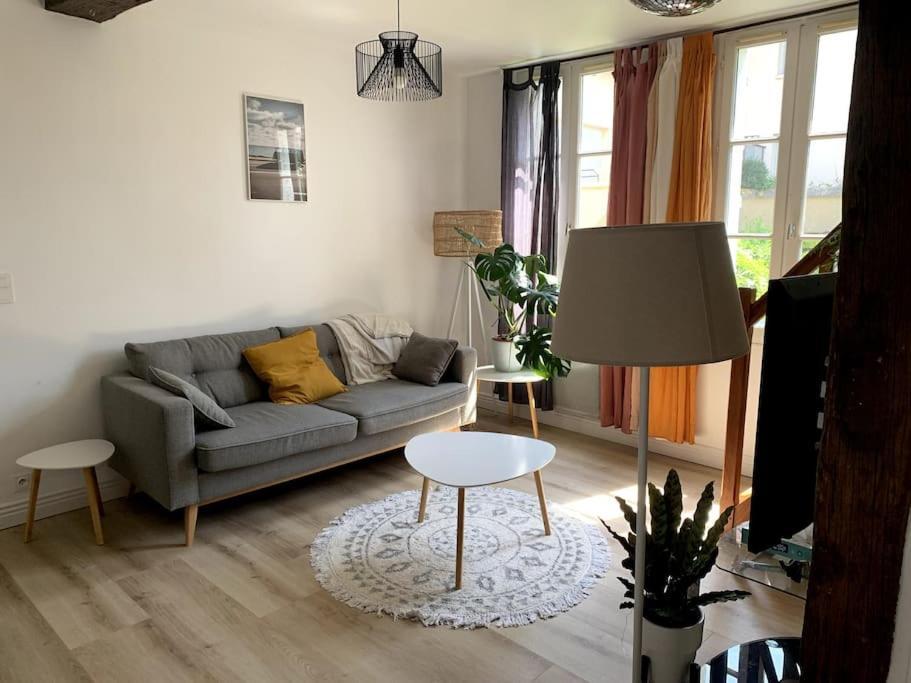 Superbe Duplex Centre-Ville Avec Parking Gratuit オセール エクステリア 写真